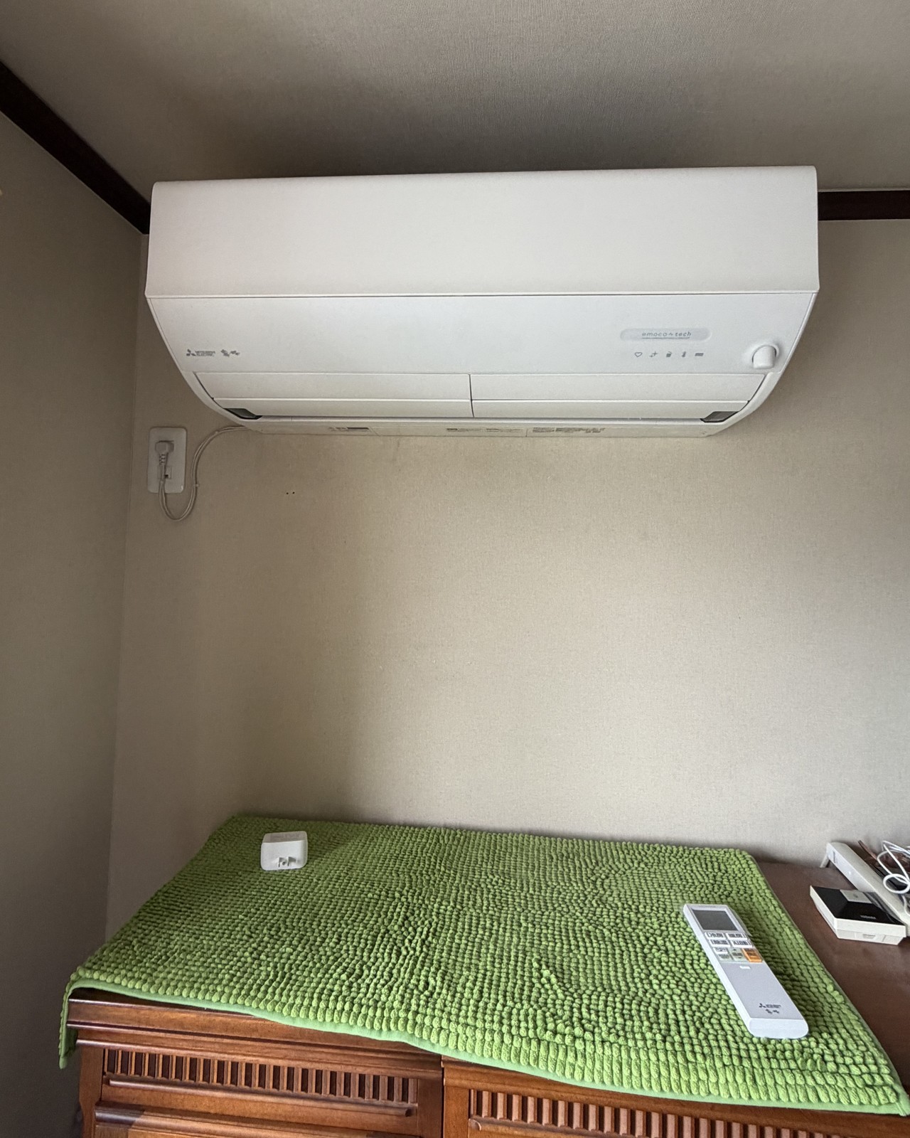隠ぺい配管のエアコン入れ替え