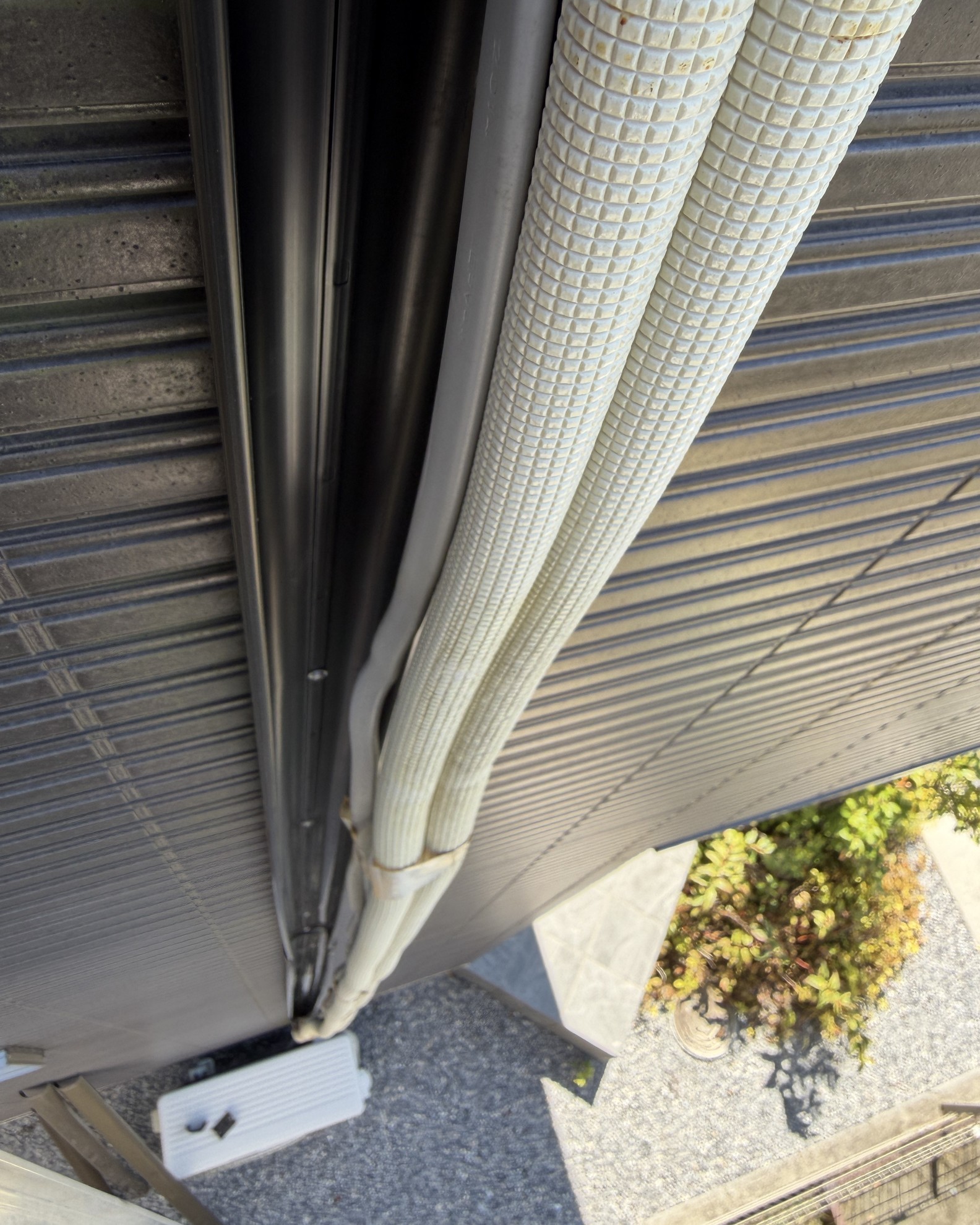 積水ハウスのベール版外壁の屋外化粧カバーの手直し