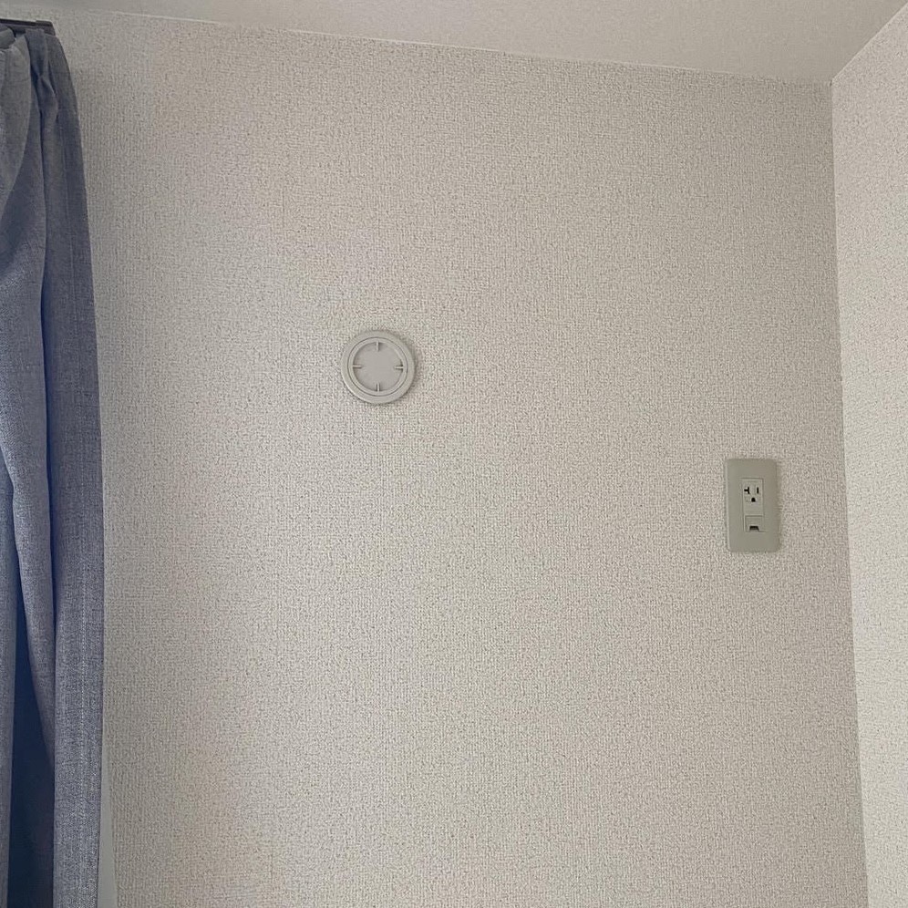 寝室のエアコン取り付け