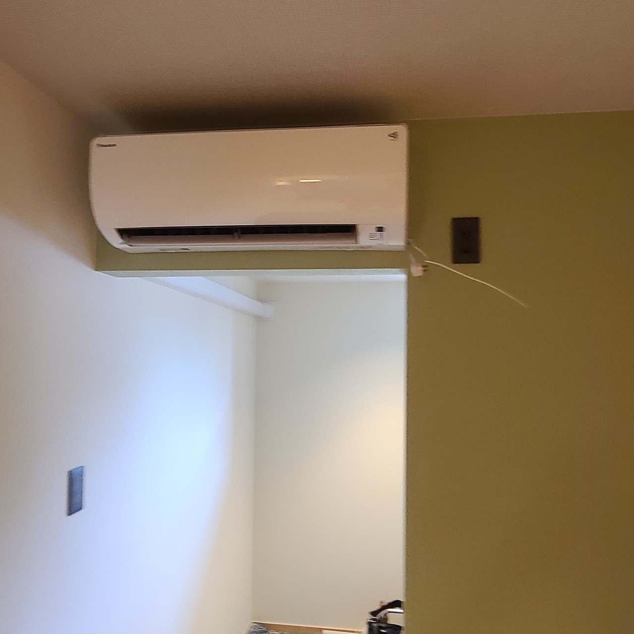 草津市｜リフォーム後のエアコン取り付け