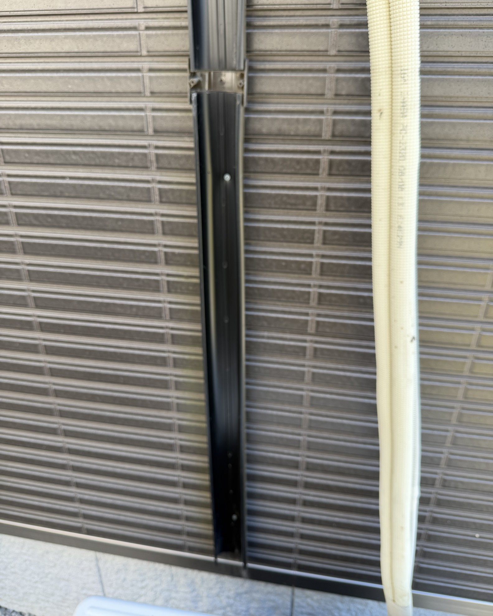 積水ハウスのベール版外壁の屋外化粧カバーの手直し