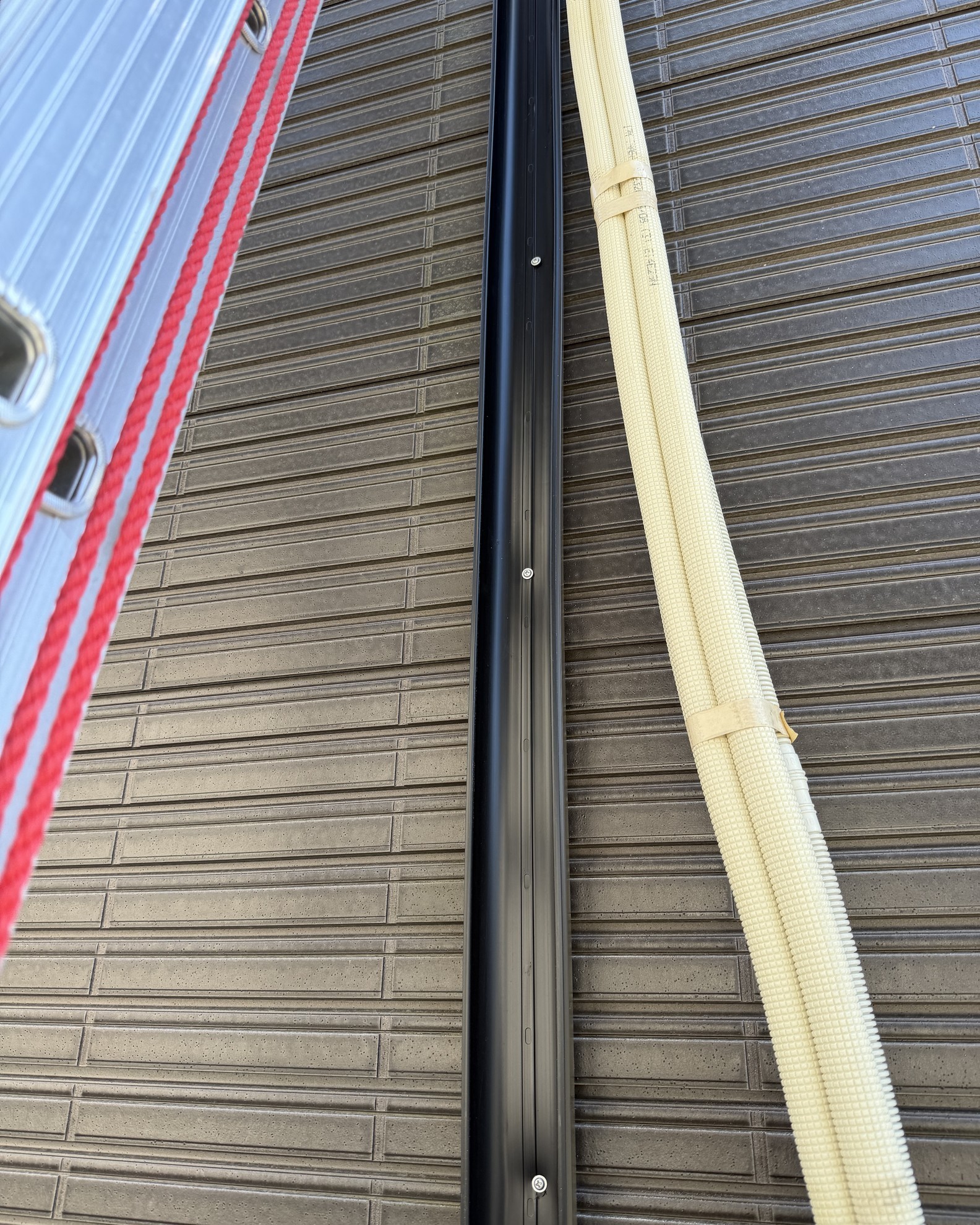 積水ハウスのベール版外壁の屋外化粧カバーの手直し