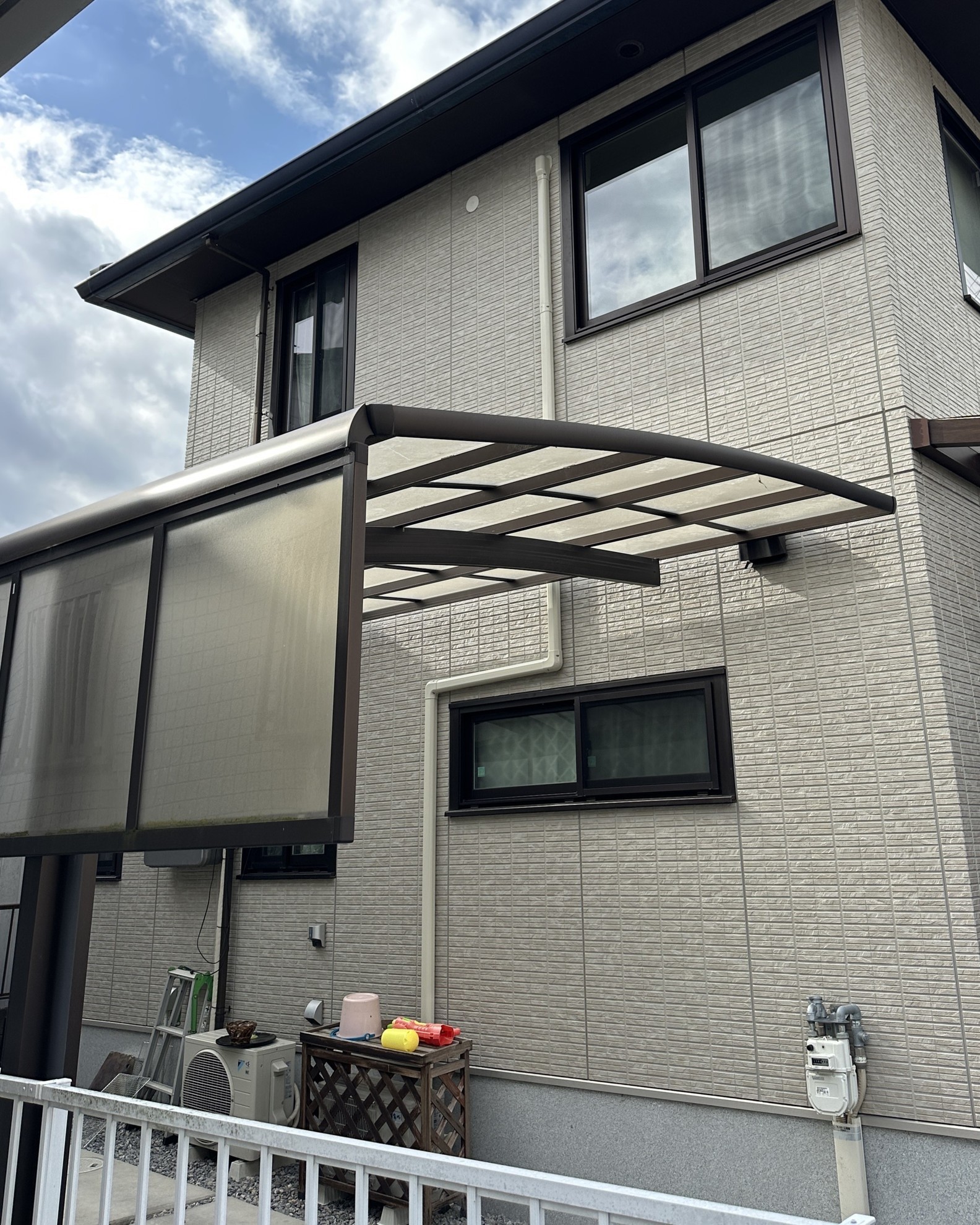 大和ハウスのカーポート有の難所のエアコン入れ替え