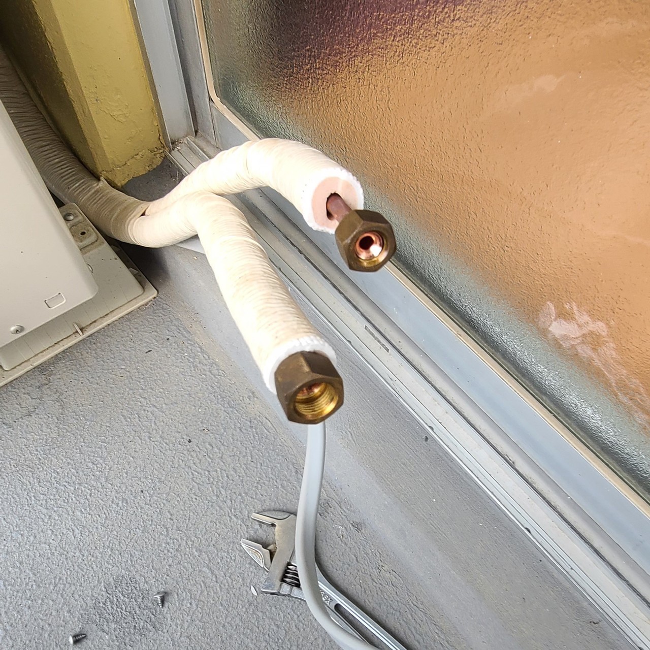室外機の配管